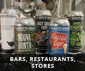 Find Kings Road Beer at bars, restaurants, and stores